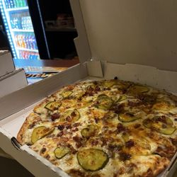 Firehouse Pizza Ft Jesse - Large Thin Cheeseburger