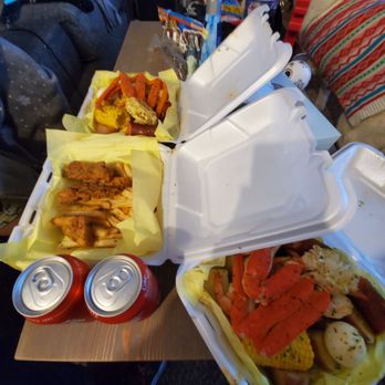 KRAB KINGZ DAIQ SHACK - #1 Platters for both my wife and I including snow crab, shrimp, potatoes, egg, corn and sausage!!! The best!!!! - Seafood Near Me - El Paso, Texas KRAB KINGZ DAIQ SHACK - #1 Platters for both my wife and I including snow crab, shrimp, potatoes, egg, corn and sausage!!! The best!!!! - Seafood Near Me - El Paso, Texas