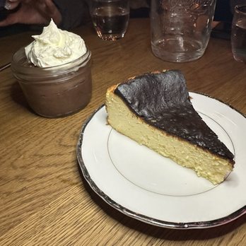 Betsy - Wood oven cheesecake and chocolate pit de crème - Steakhouses Near Me - Altadena, California
