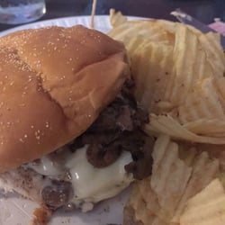 Tubby's Pub - Mushroom Swiss Burger. YUM