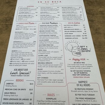En Su Boca - Mexican Near Me - Richmond, Virginia