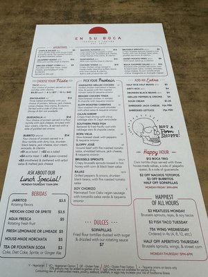 Menu photo 5 En Su Boca Richmond, VA