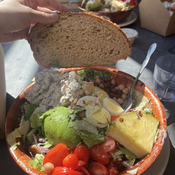 Mezzo - Chef salad with poppyseed dressing and chicken salad! - Sandwiches Near Me - Berkeley, California