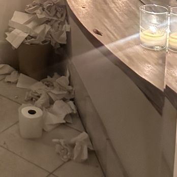 Ysabel - Unkept bathroom - New American Near Me - West Hollywood, California