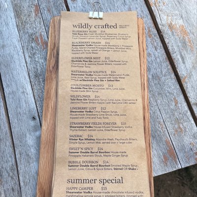 Menu photo 8 Wild Bevy Wells, ME