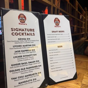 Nana's Dim Sum & Dumplings - Signature cocktails and beers - Dim Sum Near Me - Aurora, Colorado
