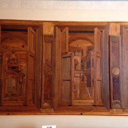 Museo Nazionale di Villa Guinigi - Bellissime tavole di legno intagliato