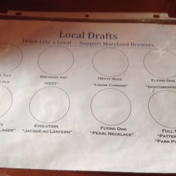 The Admiral's Cup - Beer selection for the sampler - Bars Near Me - Baltimore, Maryland The Admiral's Cup - Beer selection for the sampler - Bars Near Me - Baltimore, Maryland