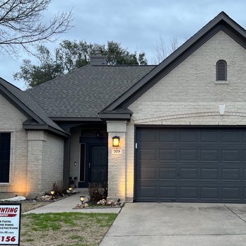NCA Painting - 2 tone trim & garage/front door (Behr Premium colors Intellectual & Kindling) - Painters Near Me NCA Painting - 2 tone trim & garage/front door (Behr Premium colors Intellectual & Kindling) - Painters Near Me