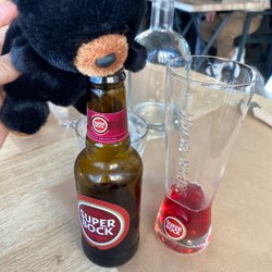 Miss Goumard - The beer was great! A "current" fruit beer (the berry) that was not very sweet!