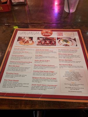 Menu photo 7 Sun Diner Nashville, TN