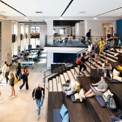 Atrium of Kathleen W. Rollins Hall.