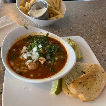 Boathouse Cantina - Chicken Chorizo Soup-Cup - Burgers Near Me - Salida, Colorado