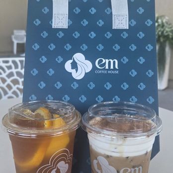 Em Coffee House - Citrus Lemongrass Refresher, Salted Einspanner Coffee - Coffee & Tea Near Me - San Jose, California Em Coffee House - Citrus Lemongrass Refresher, Salted Einspanner Coffee - Coffee & Tea Near Me - San Jose, California