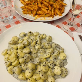 Antica Taverna - Truffle gnocchi and penne arriabata - Roman Near Me - Rome, RM