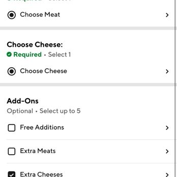 Cheba Hut Toasted Subs - Guess you need to pay extra if you want tomato, lettuce, etc. - Sandwiches Near Me - Riverside, California