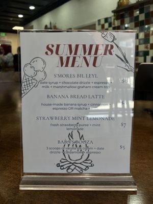 Menu photo 4 Baba's Coffee Corner Orange, CA