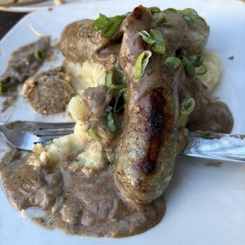 Cairde Public House Bar & Restaurant - Bangers and Mash (we already started eating it, presentation was great!!) - Bars Near Me - Seattle, Washington Cairde Public House Bar & Restaurant - Bangers and Mash (we already started eating it, presentation was great!!) - Bars Near Me - Seattle, Washington