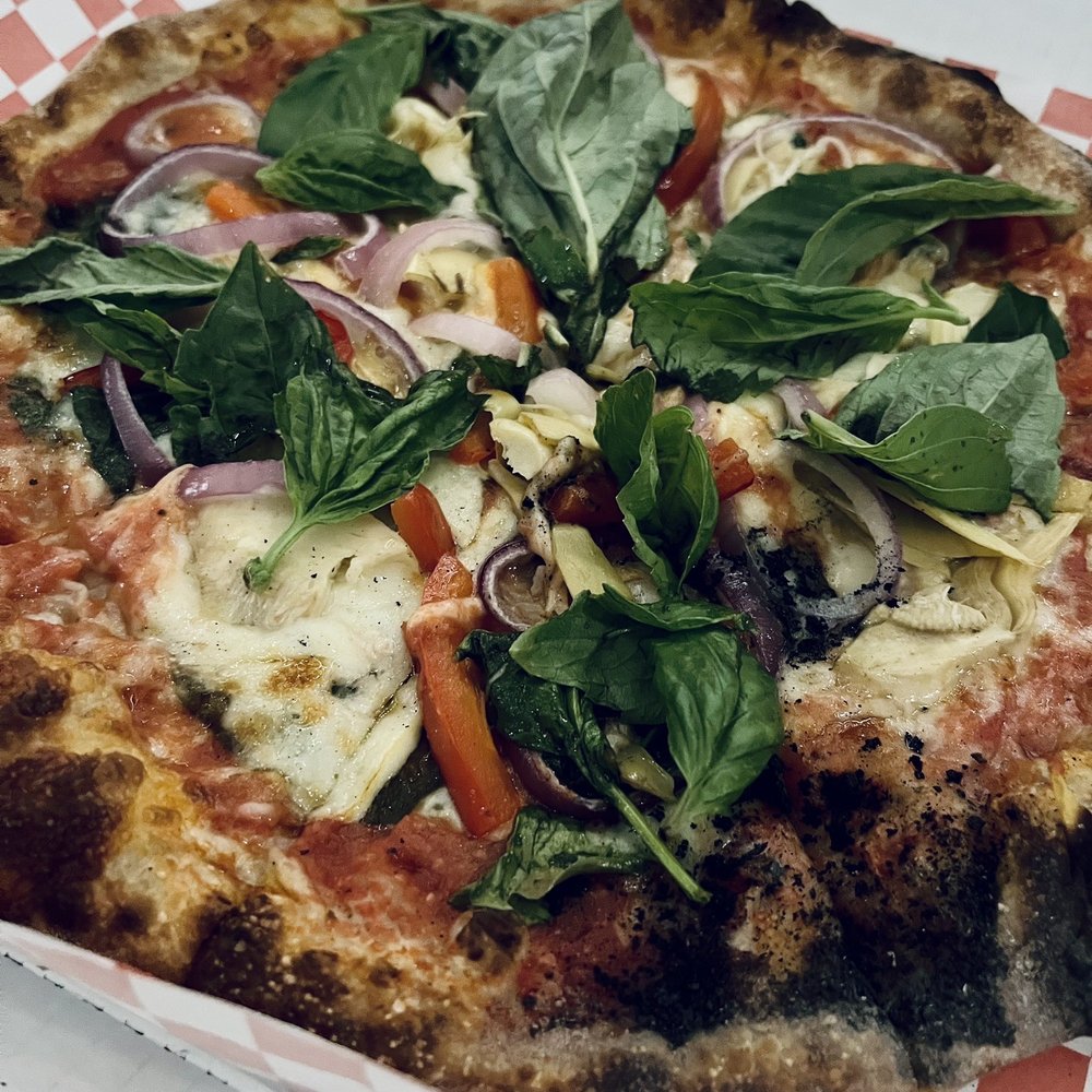 Little Tomato Pizza - Garden pizza loaded with veggies and basil. - Pizza Near Me - Minneapolis, Minnesota Little Tomato Pizza - Garden pizza loaded with veggies and basil. - Pizza Near Me - Minneapolis, Minnesota