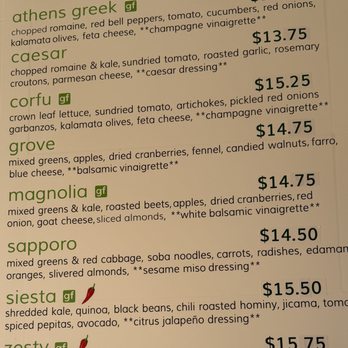 The Toss - Menu - Salad Near Me - San Carlos, California