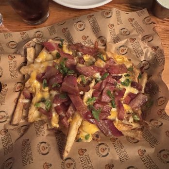 Industry Public House - Bacon cheddar loaded Filament Fries - New American Near Me - Pittsburgh, Pennsylvania Industry Public House - Bacon cheddar loaded Filament Fries - New American Near Me - Pittsburgh, Pennsylvania