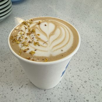 Goodthing Coffee - Guihua Oat Latte - Coffee & Tea Near Me - Burlingame, California Goodthing Coffee - Guihua Oat Latte - Coffee & Tea Near Me - Burlingame, California