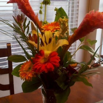 Kimberly's Flowers - Amazing arrangement that Kimberly's "threw together" for me with very little direction -- colorful, tropical, price range. - Florists Near Me - San Clemente, California