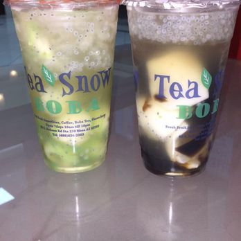 Tea Snow - New Favorite Drinks Paradise #84 & Coconut Juice with Grass Jelly & Basil seeds. - Coffee & Tea Near Me - Mesa, Arizona