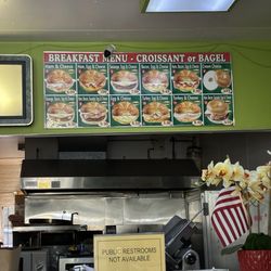 Alhambra Donut & Deli - Breakfast sandwich menu