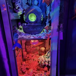 Mr B's Mead Center - When going to the restroom expect an under the sea experience.