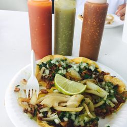 Rey Del Taco - Al pastor mini tacos! So yummy