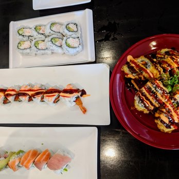 Sushi Kuchi - Delicious! Especially the Star Wars roll (on the far right) - Japanese Near Me - Carlsbad, California