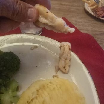 Fairway Cafe - 1 of the lobster tail was the size of my finger i took one tiny bite, and it was cold. - New American Near Me - San Jacinto, California