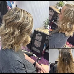 Shearly 'Gore'geous Salon - Highlights and cut