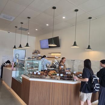 Brown Bag Cookies - clean and minimalist interior - Desserts Near Me - Cerritos, California
