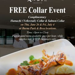 X-FISH Izakaya - Free Collar Event