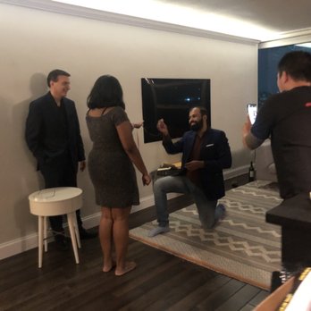 Chris Anthony Magic - Chris performed a red ribbon trick where he magically switched a metal ring out for the engagement ring - Magicians Near Me Chris Anthony Magic - Chris performed a red ribbon trick where he magically switched a metal ring out for the engagement ring - Magicians Near Me