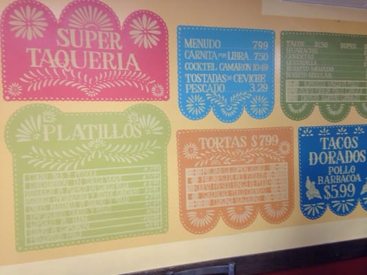 Menu photo 3 Super Taqueria Durham, NC
