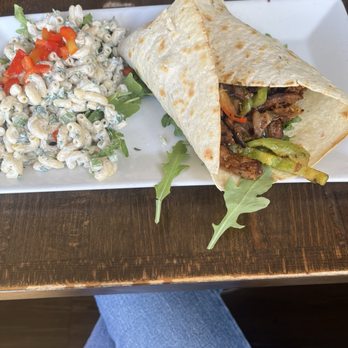 Shirleys Urban Eats - Vegan shawarma and Mac salad (Mac salad is not vegan but they do have vegan side options) - Soul Food Near Me - Prescott, Arizona Shirleys Urban Eats - Vegan shawarma and Mac salad (Mac salad is not vegan but they do have vegan side options) - Soul Food Near Me - Prescott, Arizona