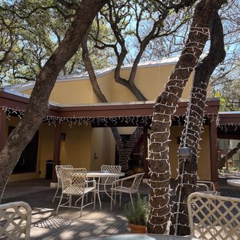 Olla express café - Out back patio - Coffee & Tea Near Me - San Antonio, Texas