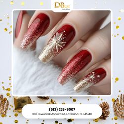D Best Nails & Spa - Christmas is coming! Time to get your nails looking beautiful for all the holiday fun. Book your appointment today!