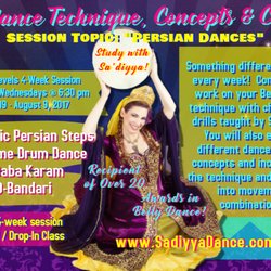 Art of Bellydance By Sa'diyya - New Classes Start July 18-19, 2017