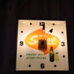 Alm Clock Repair - Note dark rectangular shadow near the center of the clock face.