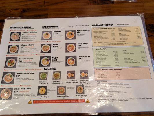 Menu photo 1 Ramen Hajime Santa Clara, CA Menu photo 1 Ramen Hajime Santa Clara, CA