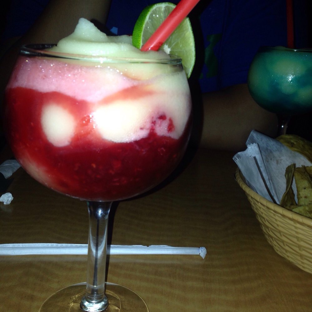 Cesar's Killer Margaritas - Broadway - Frozen Raspberry Margarita - I could take the fruit at the bottom of the glass. I've never had a better margarita! - Mexican Near Me - Chicago, Illinois