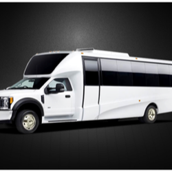 A Touch of Class Transportation - 27 passenger luxury shuttle with workstations. Great for corporate moves and wedding transportation. We Get You There!
