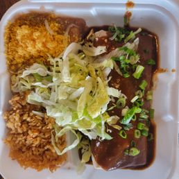 Friends combo, chicken burrito with sauce I believe Friends combo, chicken burrito with sauce I believe
