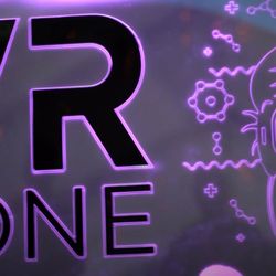 Catalyst Studios - VR Zone LED custom sign for our events