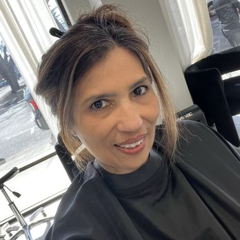 This Creative Space - Before covering greys. - Hair Salons Near Me - Vacaville, California