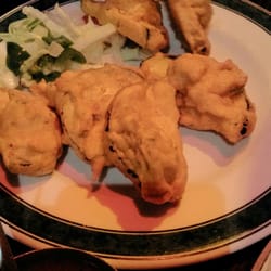 The Wee Curry Shop - Aurbergine and mushroom fritters